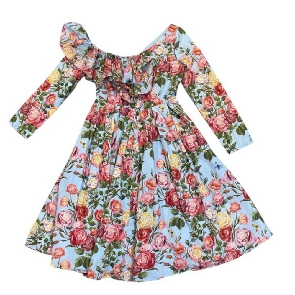 By Egreis Floral Midi Dress